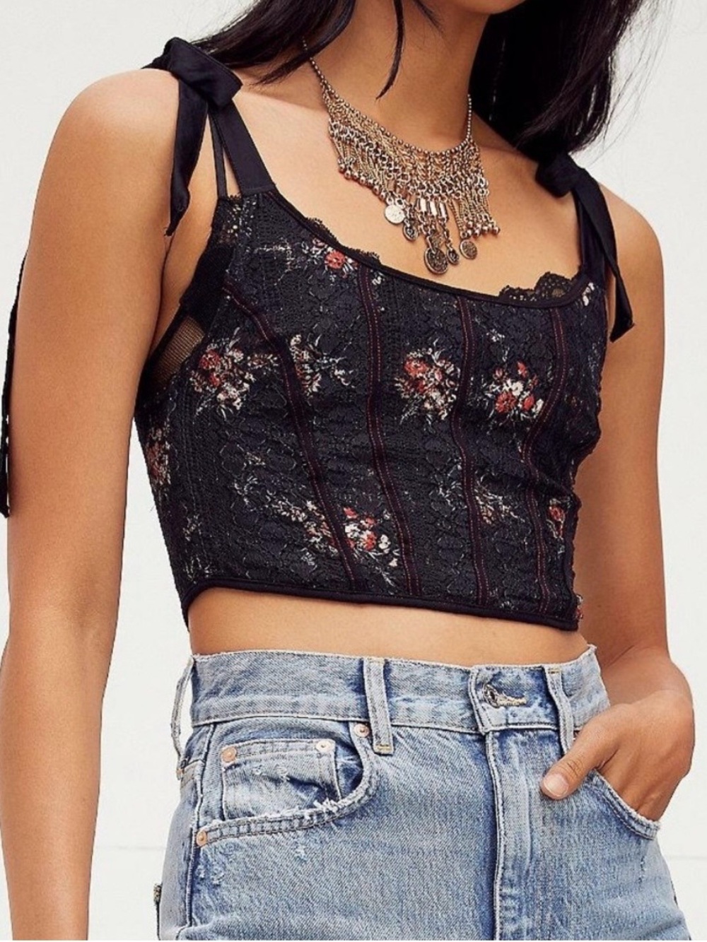 Free People Runaway Corset Top